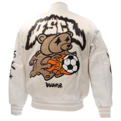 Giubbotti 24IDS54556 BOMBER 54586 Bianco Latte