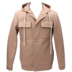 Over D Cappotti Cappotti GIUBBOTTO CAPPUCCIO J48 Beige