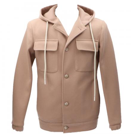 Cappotti Uomo GIUBBOTTO CAPPUCCIO J48 Beige