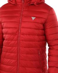 Giubbotti GJ HOODED PUFFER MAN Rosso