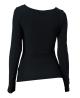 Karl Lagerfeld Top Top KLJ RUCHED TOP 246J1710 Nero - Foto 3