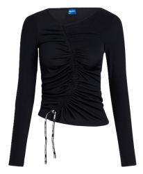 Karl Lagerfeld Top Top KLJ RUCHED TOP 246J1710 Nero