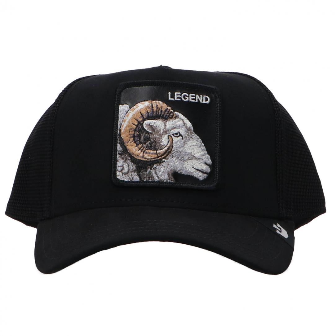 MIX SUEDE ANIMAL CAP Nero Legend 1