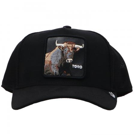 Cappellini Uomo MIX SUEDE ANIMAL CAP Nero Toro