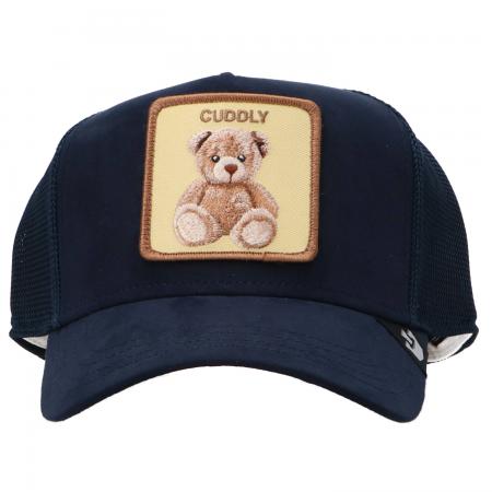 Cappellini Uomo MIX SUEDE ANIMAL CAP Blu...