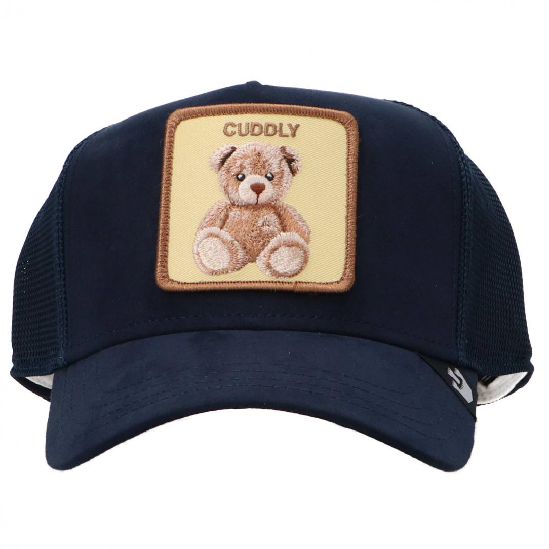 MIX SUEDE ANIMAL CAP Blu Cuddly 1