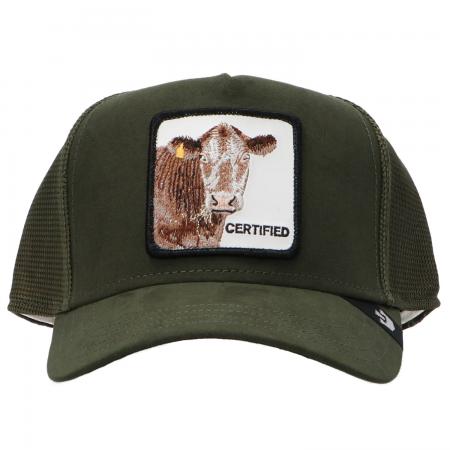 Cappellini Uomo MIX SUEDE ANIMAL CAP Verde...