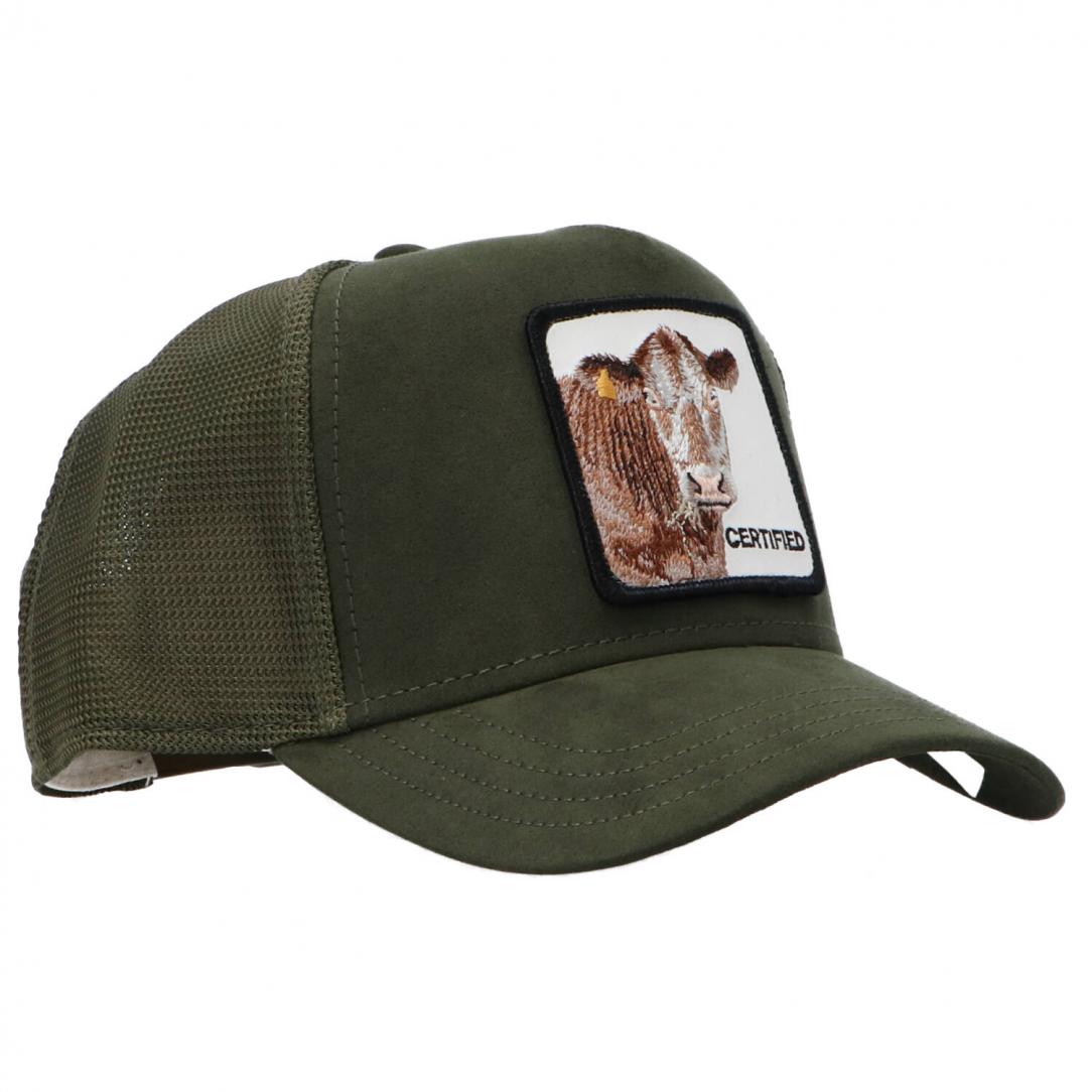 MIX SUEDE ANIMAL CAP Verde Certified 3