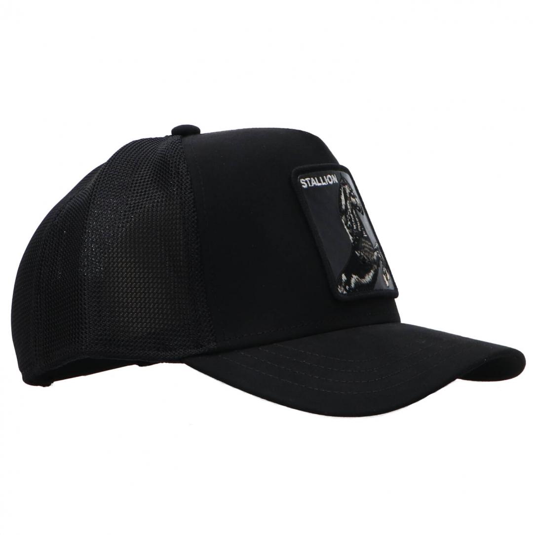 MIX SUEDE ANIMAL CAP Nero Stallion 3