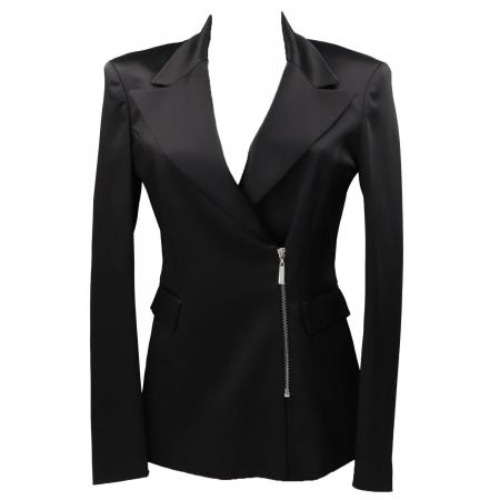 Giacca Donna BLAZER IN RASO Nero Nero