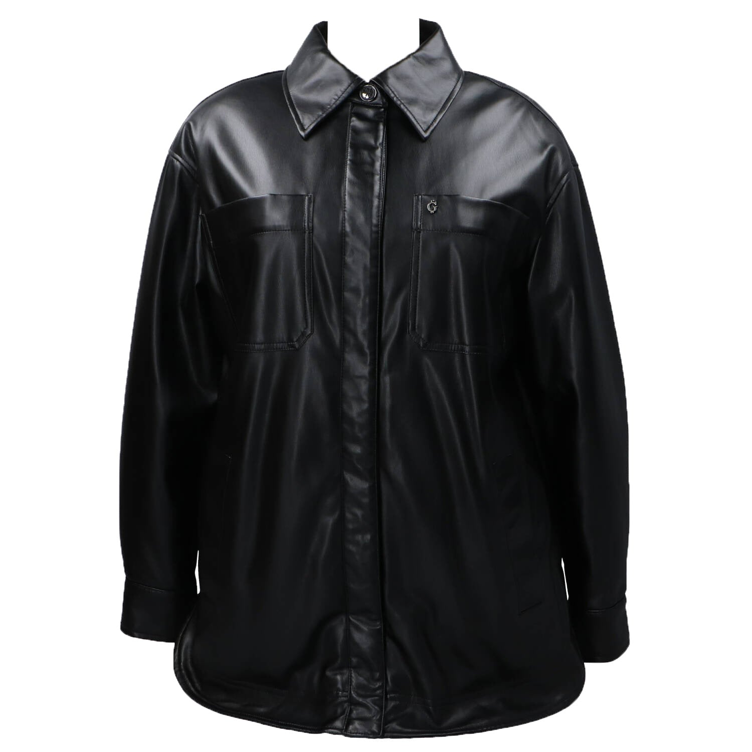 Guess Giubbotti Giubbotti PU MAREVA SHACKET Nero