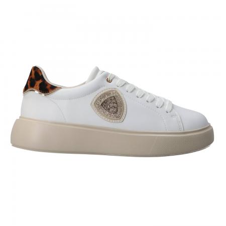 Sneakers Donna VENUS01 Marrone beige leopard