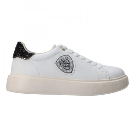 Sneakers Donna VENUS01 Bianco nero