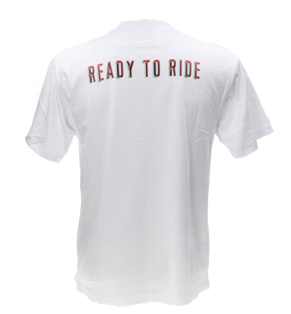 BKK T-SHIRT Bianco Rosso MT 3