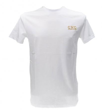 T Shirt Uomo T-SHIRT REGULAR CNC Bianco Oro