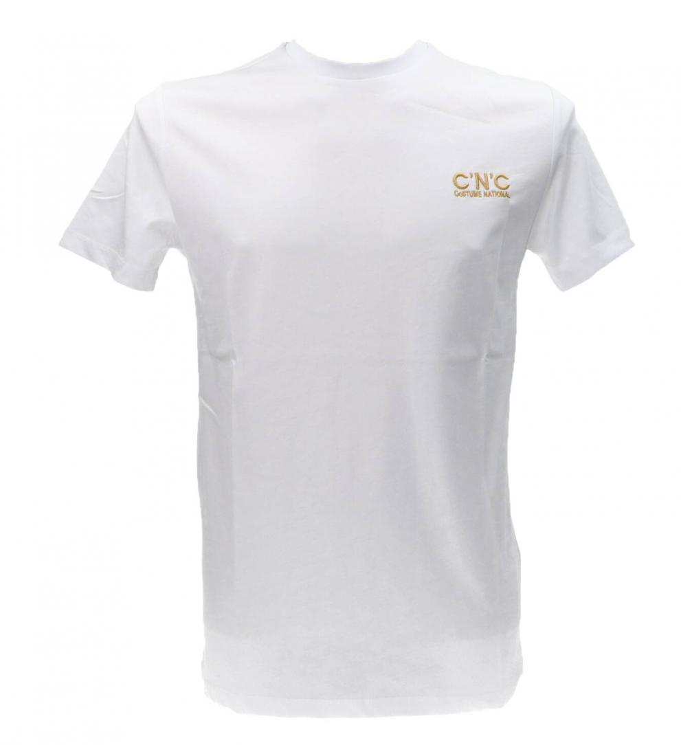 T-SHIRT REGULAR CNC Bianco Oro 1