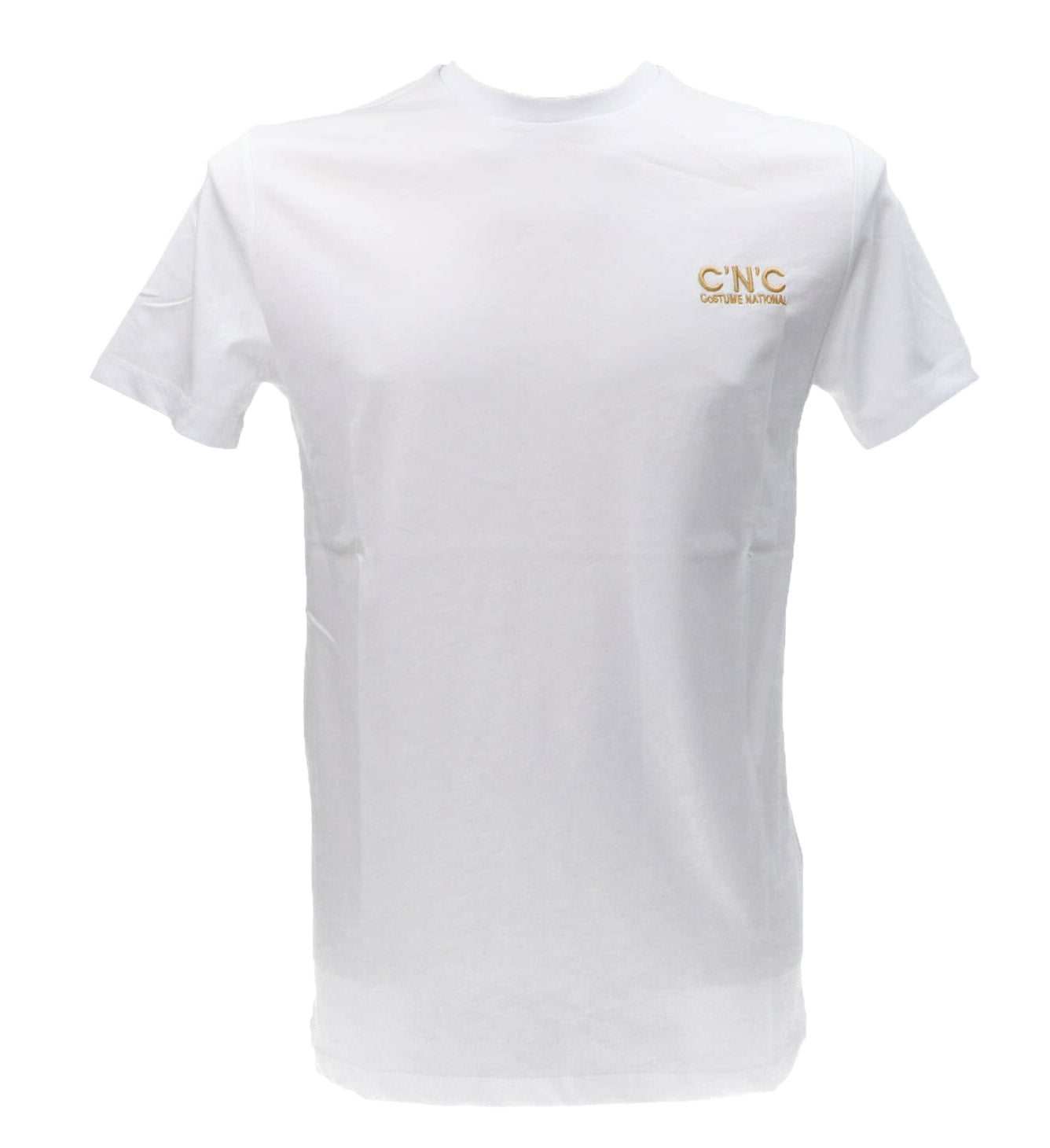 Cnc Costume National T-shirt T-shirt T-SHIRT REGULAR CNC Bianco Oro