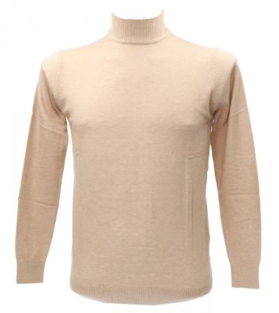 Maglioni Uomo COLLO LUPETTO M13 Beige