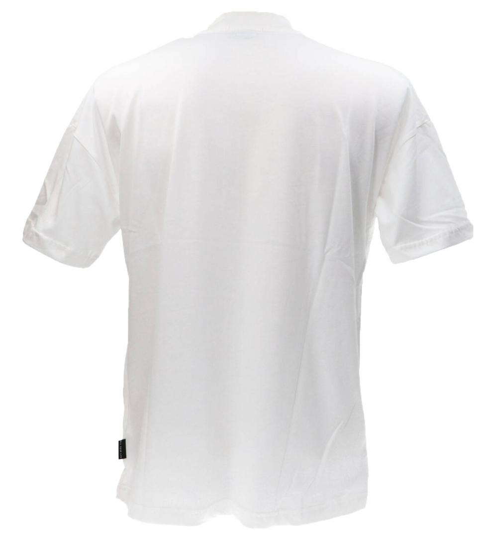 T-SHIRT OVER LUPETTO T25 Bianco 3