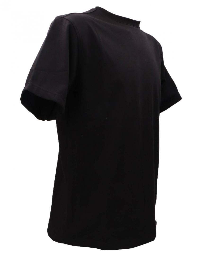 T-SHIRT OVER LUPETTO T25 Nero 2