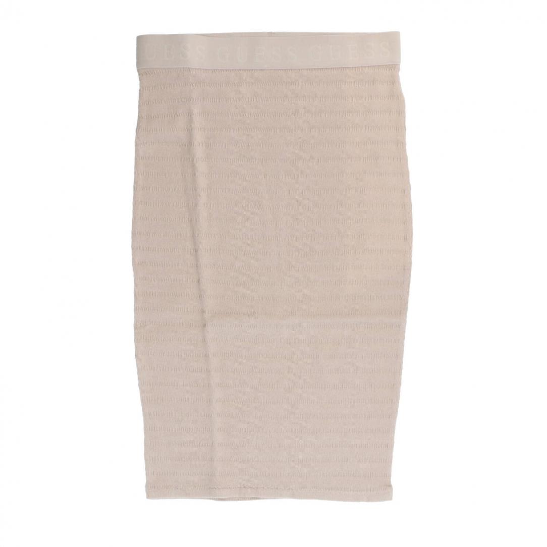 DENISA STRIPED SKIRT Beige 1