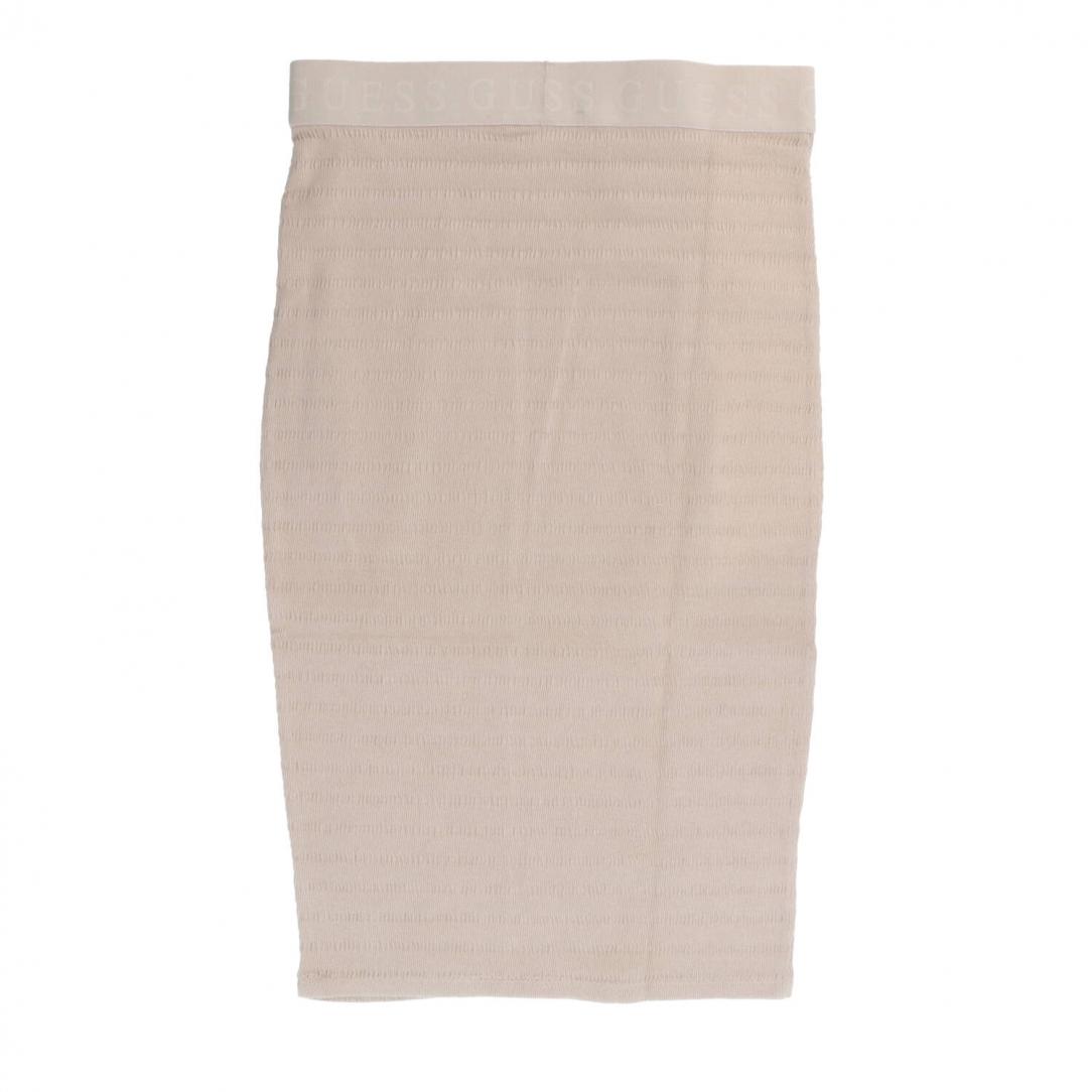 DENISA STRIPED SKIRT Beige 3