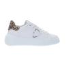 Sneakers TRES TEMPLE Bianco Leopard