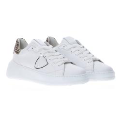 Sneakers TRES TEMPLE Bianco Leopard