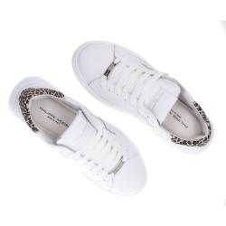 Sneakers TRES TEMPLE Bianco Leopard
