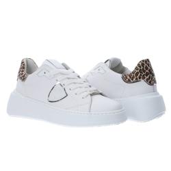 Sneakers TRES TEMPLE Bianco Leopard