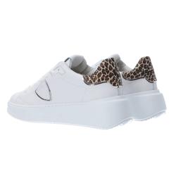 Sneakers TRES TEMPLE Bianco Leopard