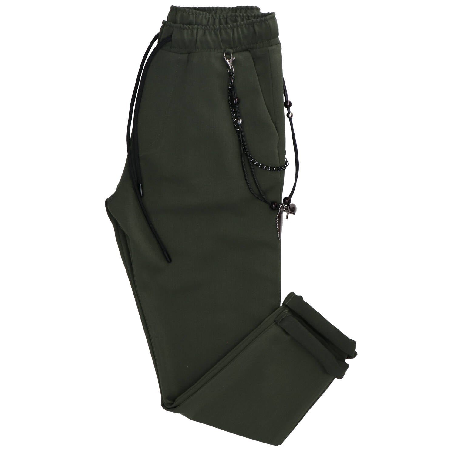 Over D Pantaloni Pantaloni PANTALACCIO TAPERED P53 Verde