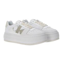 Sneakers BOLD FLATF LOW LACEUP MIX Bianco
