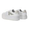 Calvin Klein Sneakers Sneakers BOLD FLATF LOW LACEUP MIX Bianco - Foto 4