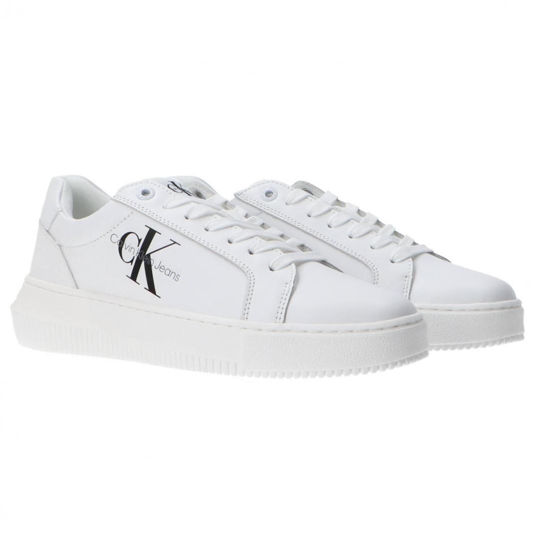 CHUNKY CUPSOLE LACEUP Bianco 2