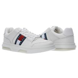 Sneakers THE BROOKLYN LEATHER Bianco multicolore