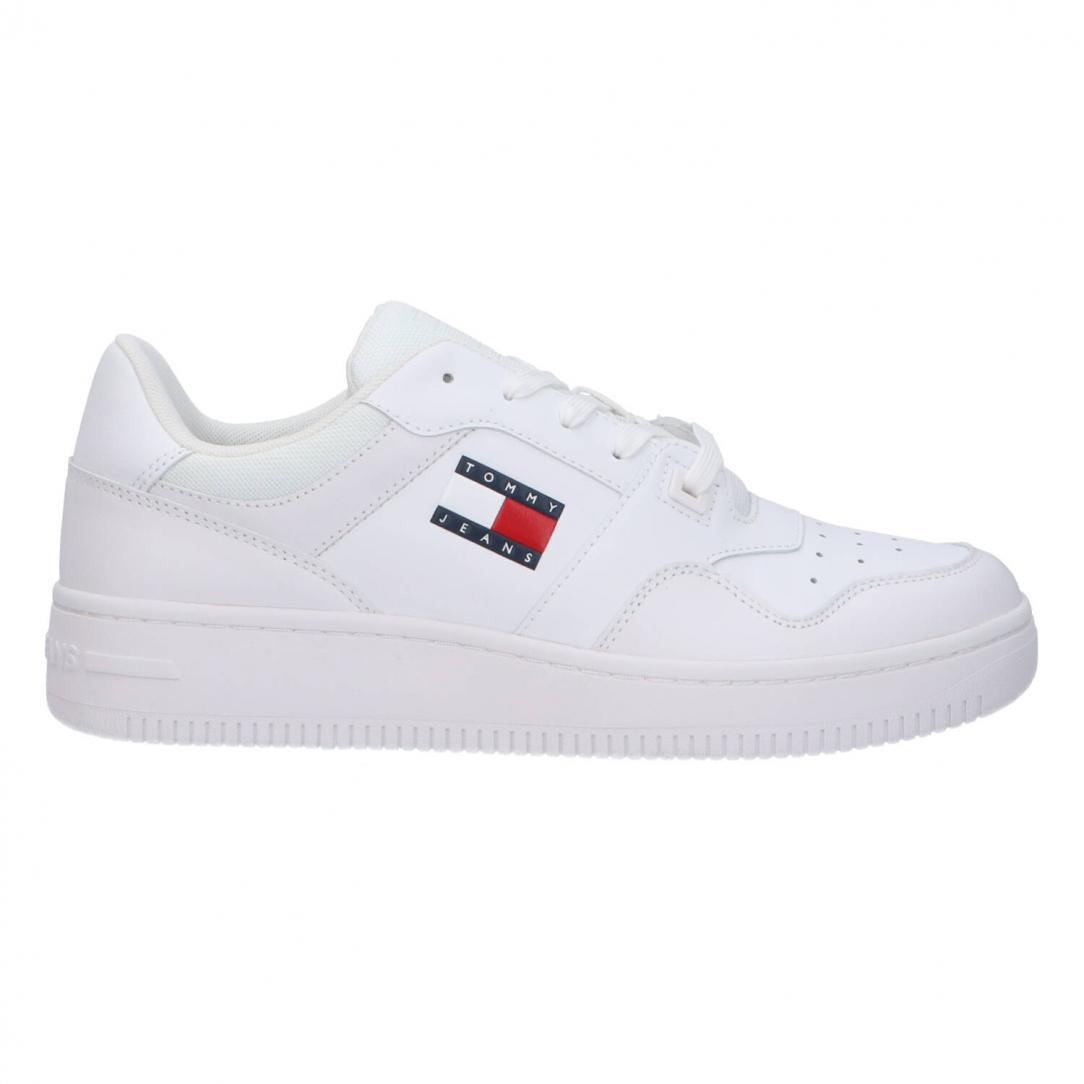 Retro Basket cupsole tumble Bianco 1