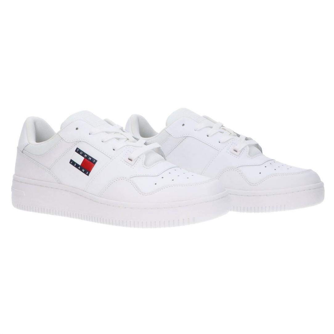 Retro Basket cupsole tumble Bianco 2