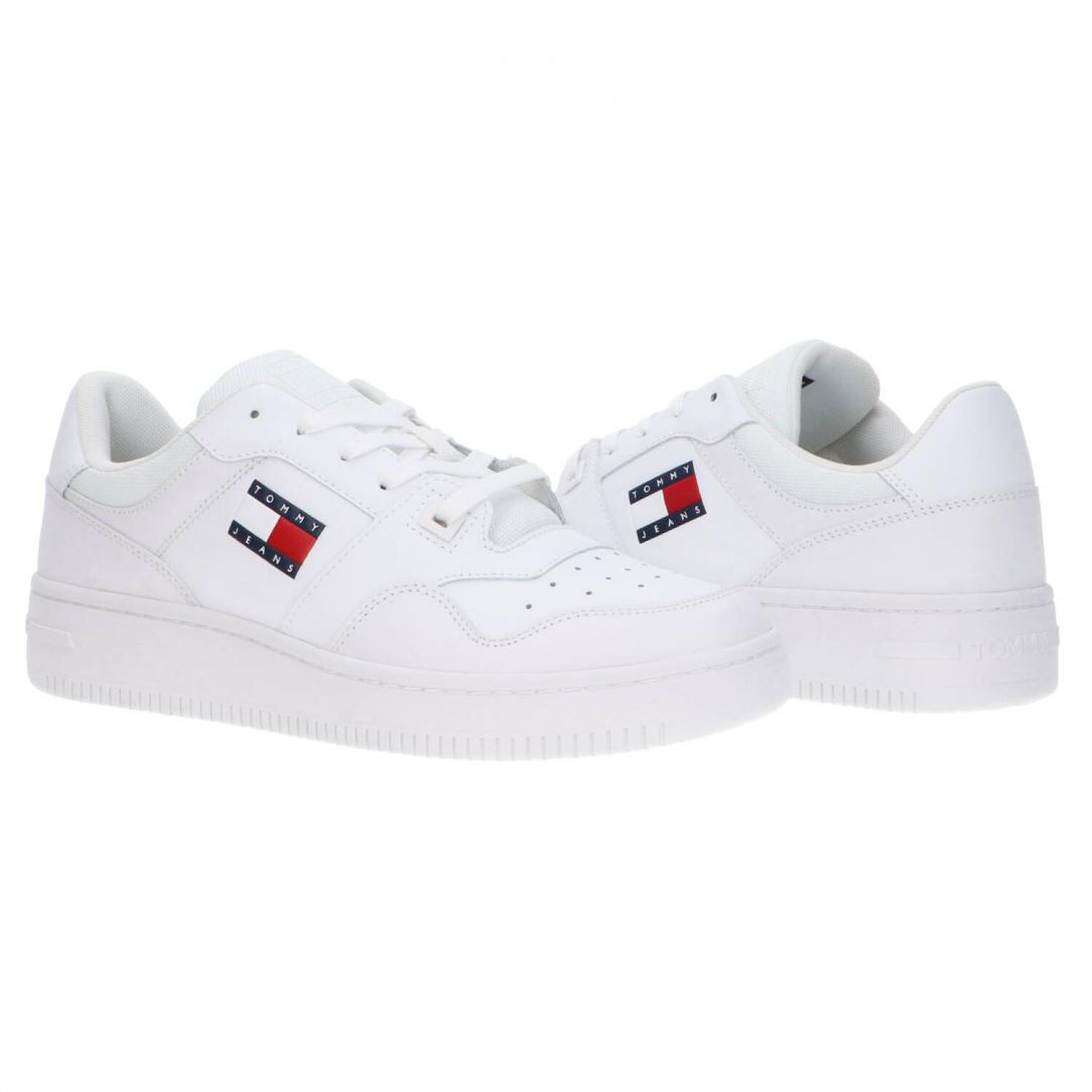 Retro Basket cupsole tumble Bianco 3