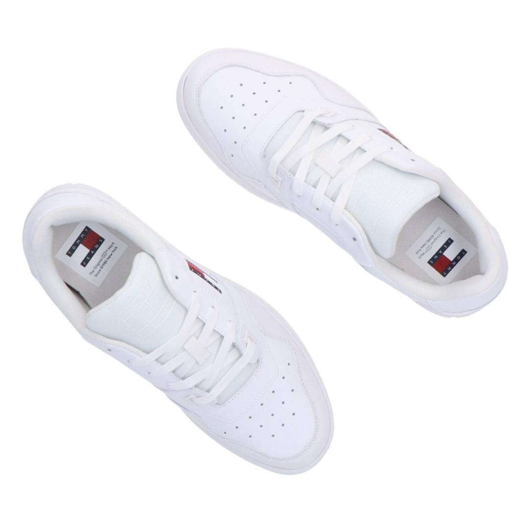 Retro Basket cupsole tumble Bianco 5