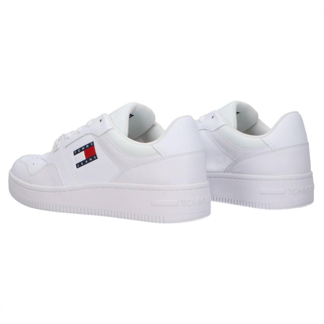 Retro Basket cupsole tumble Bianco 4