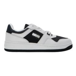 Tommy Hilfiger Sneakers Sneakers Retro Basket cupsole tumble Bianco Nero