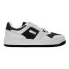 Tommy Hilfiger Sneakers Sneakers Retro Basket cupsole tumble Bianco Nero - Foto 1