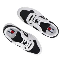 Sneakers Retro Basket cupsole tumble Bianco Nero