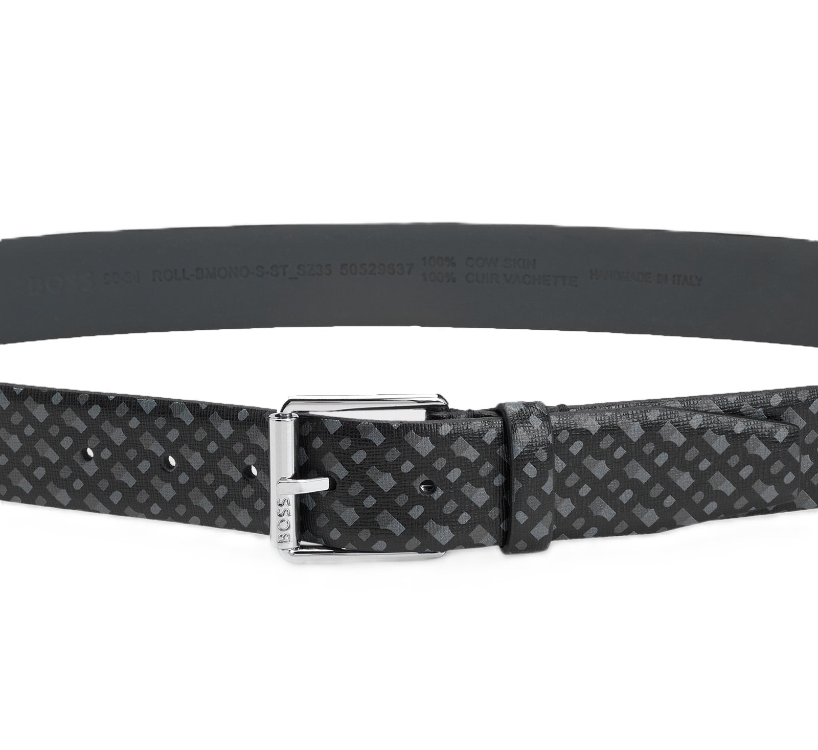 Boss Cinture Cinture ROLL BMONO S ST SZ35 Nero