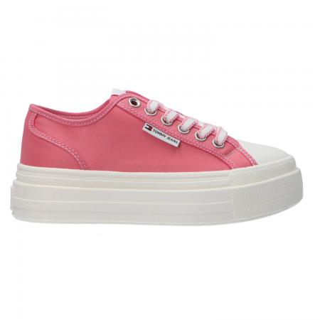 Sneakers Donna FOXING FLATFORM Rosa