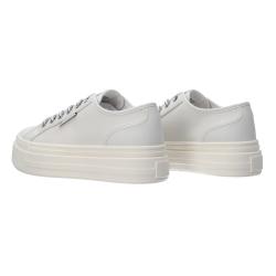 Sneakers FOXING FLATFORM Bianco