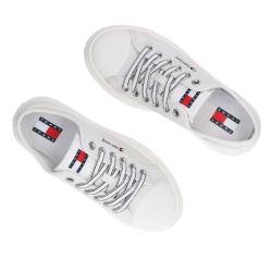 Sneakers FOXING FLATFORM Bianco