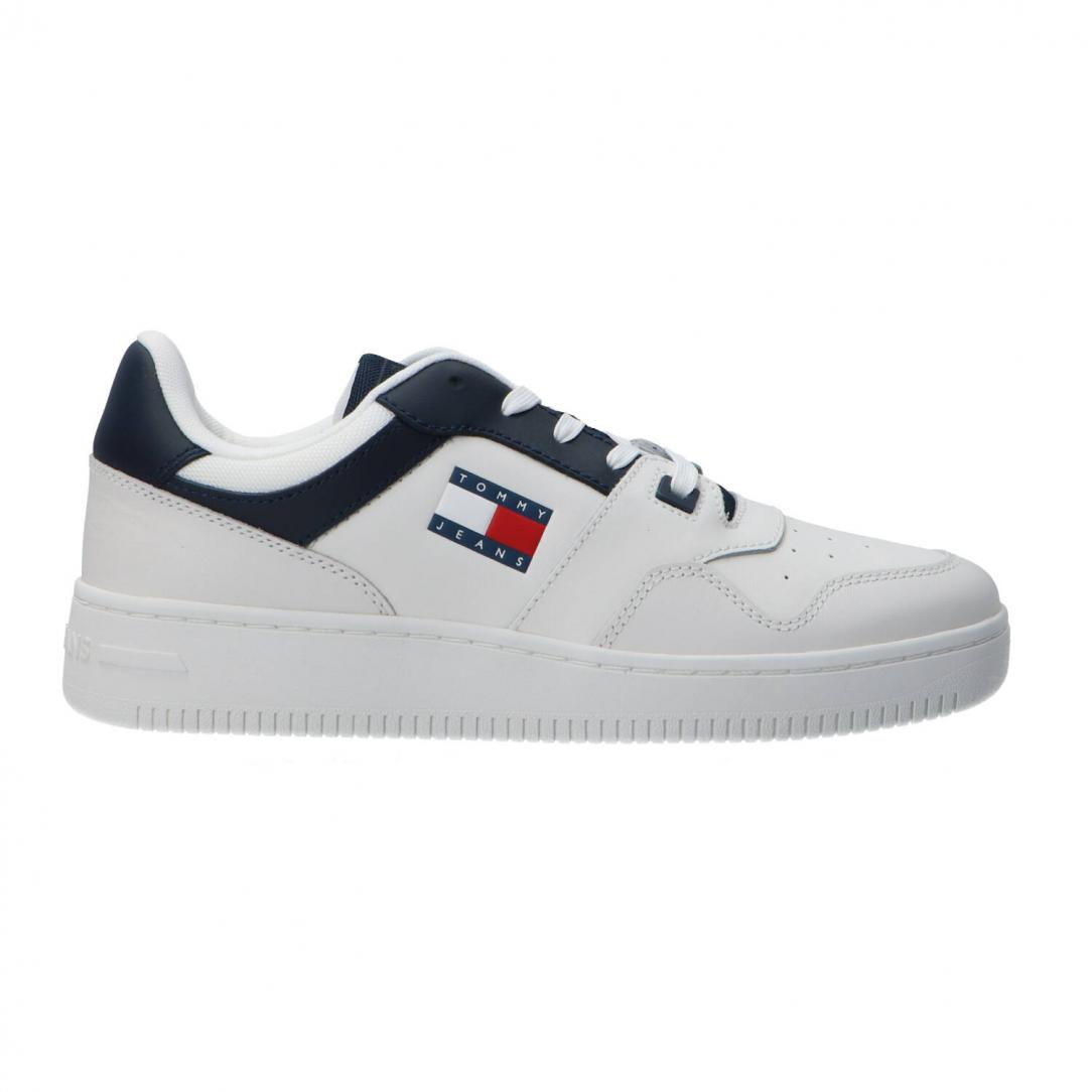 Retro Basket cupsole tumble Blu 1