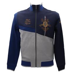 Aeronautica Militare Felpe Felpe FELPA COLOR BLOCK Blu Grigio